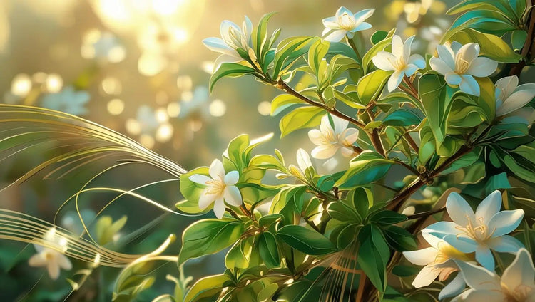 jasmine plant and flowers