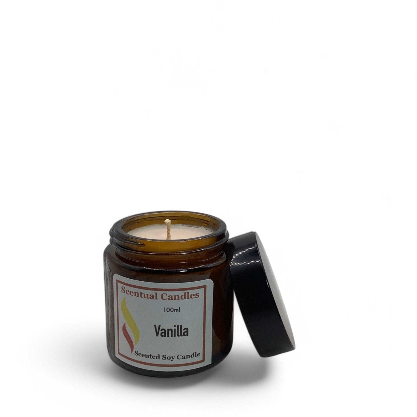 100ml Vanilla Scented Soy Candle