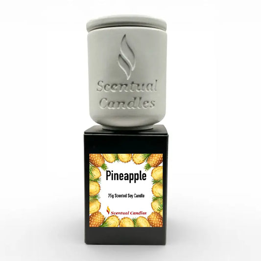 Pineapple Scented Tropical Soy Candle