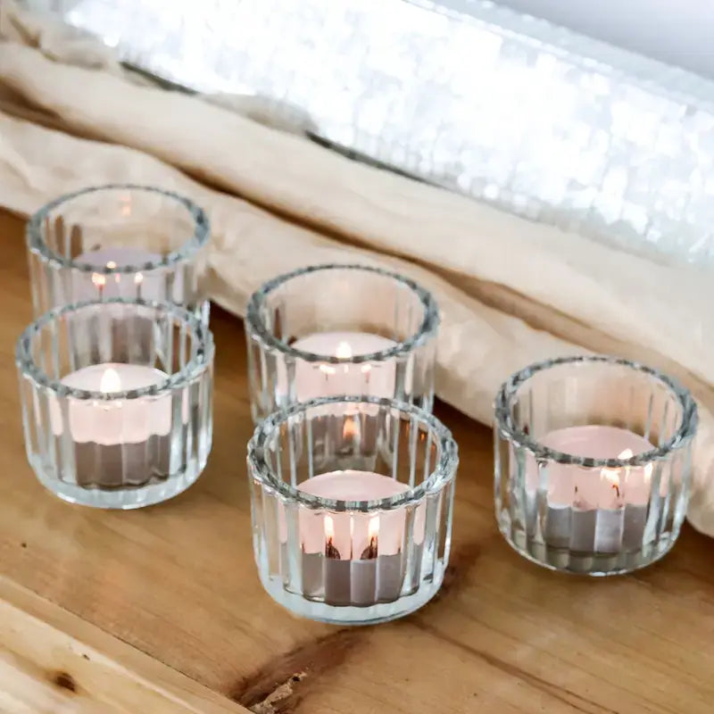 Glass Tealight Candle Hoders