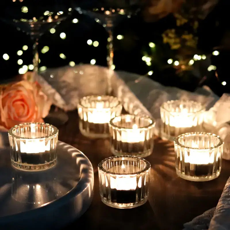 Glass Tealight Candle Hoders