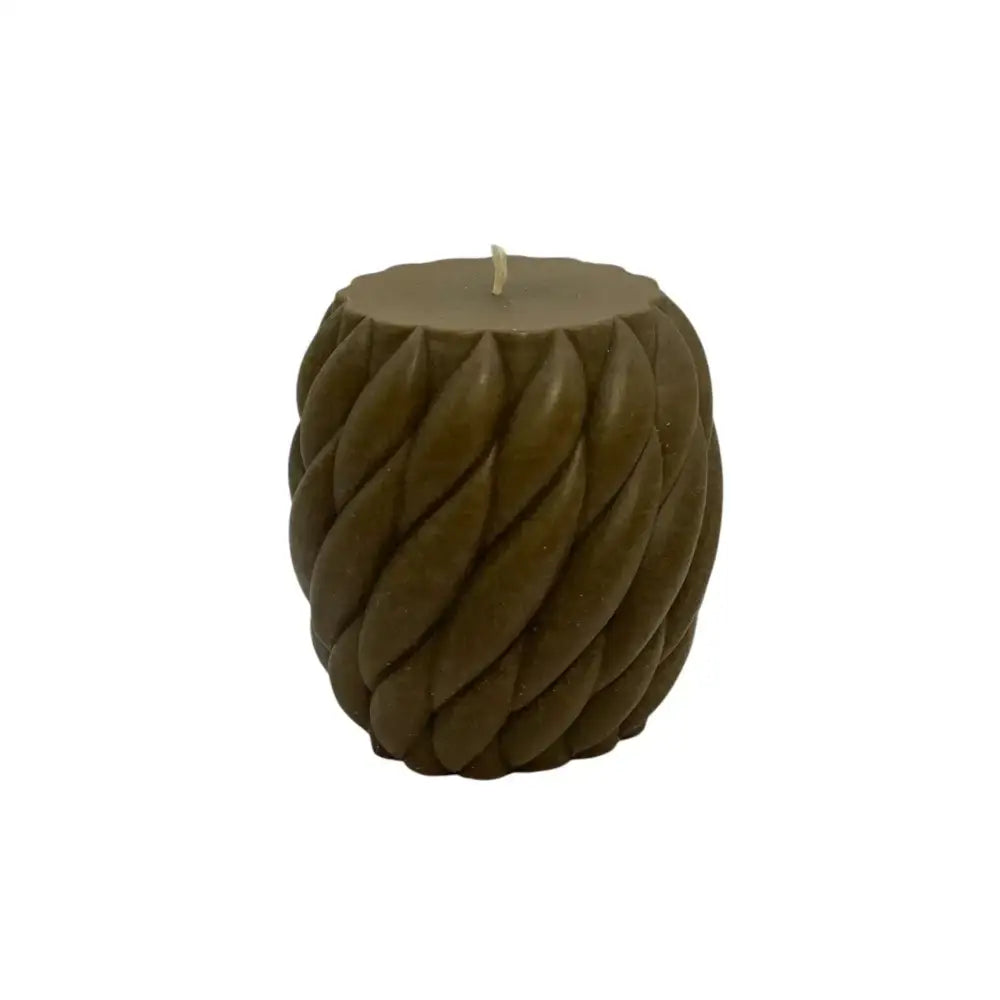 Australian Sandalwood Scented Ball of Yarn Soy Pillar Candle