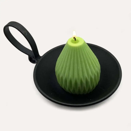 Chamberstick Candle Holder with Handle