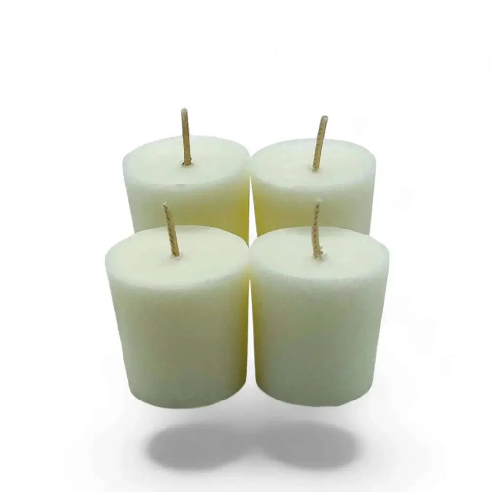 Coconut Lime Soy Votive Candles with refreshing lime and coconut scent.