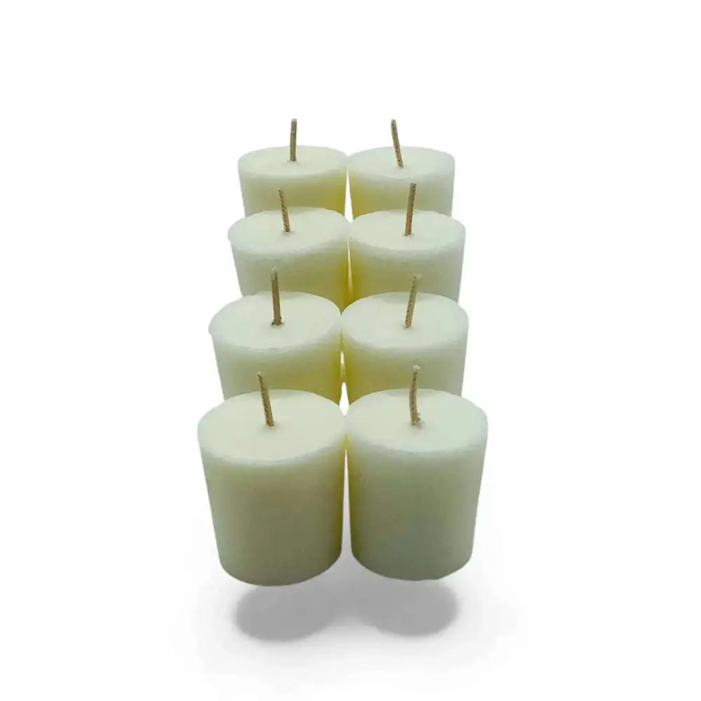 Coconut Lime Soy Votive Candles, elegant fragrance, tropical aroma, ideal for gatherings.