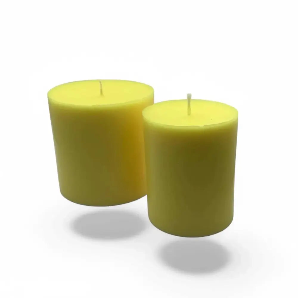 Fruit Scented Soy Candle Set of 2, natural aroma, relaxing home decor.