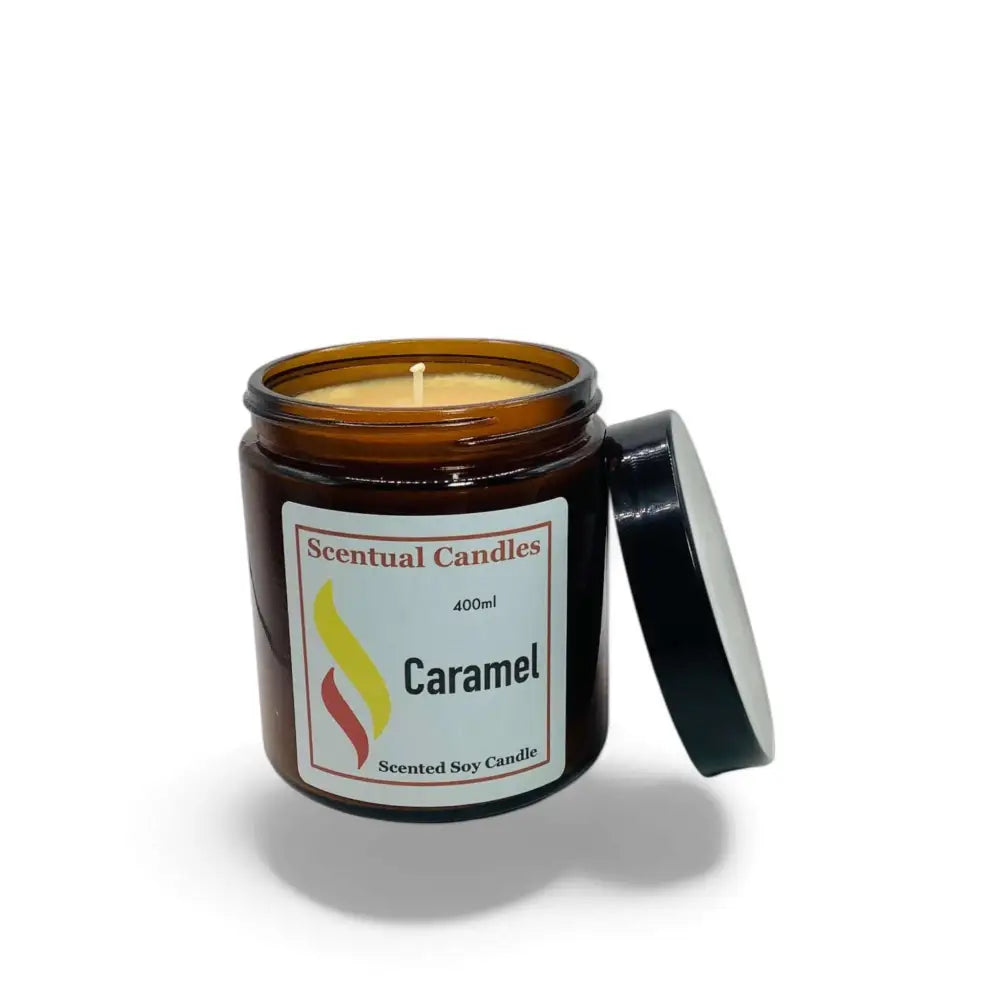 400ml Scented Soy Caramel Candle Set