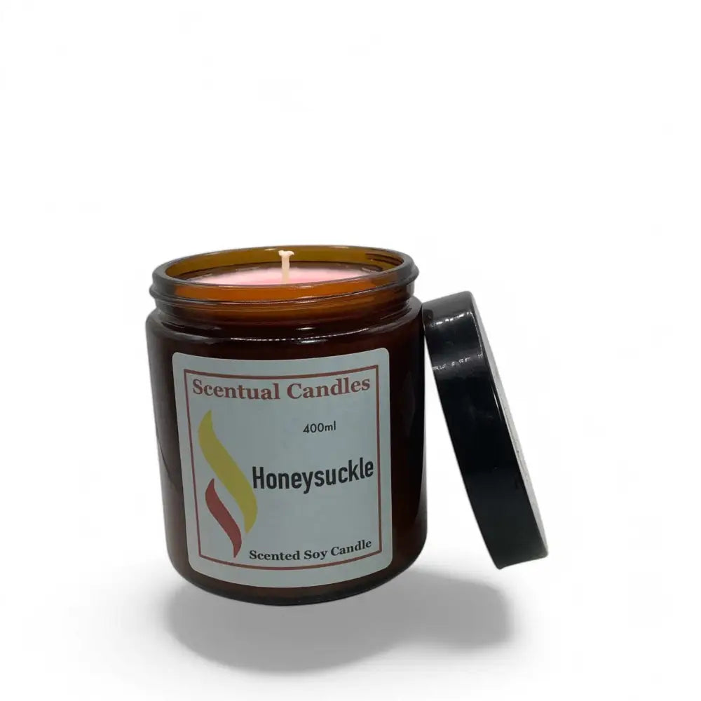 400ml Honeysuckle Scented Soy Candle Set