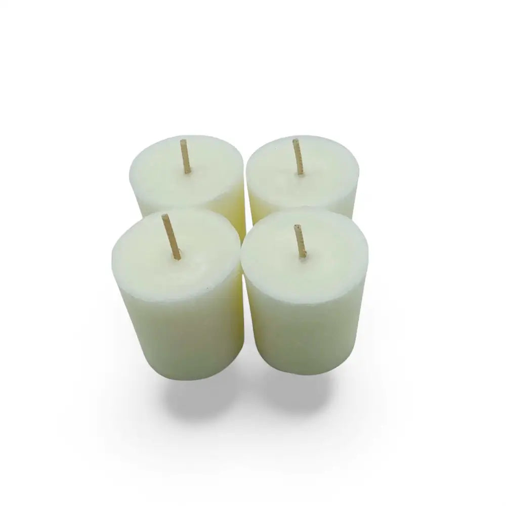 4 Pack Vanilla Patchouli and Sandalwood Scented Votive Candles