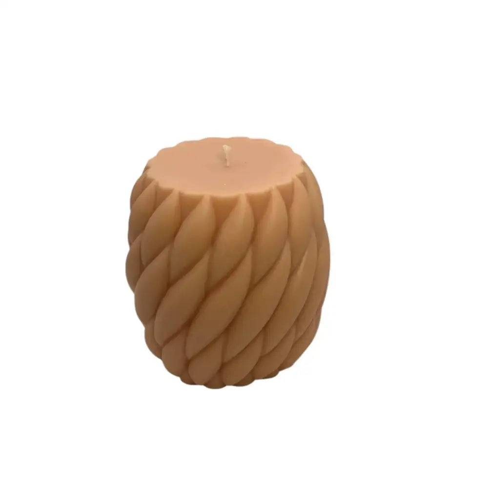 Vanilla scented soy pillar candles