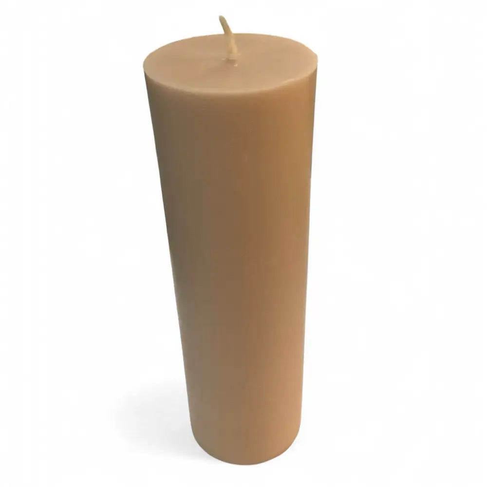 550g Round Vanilla scented pillar candle
