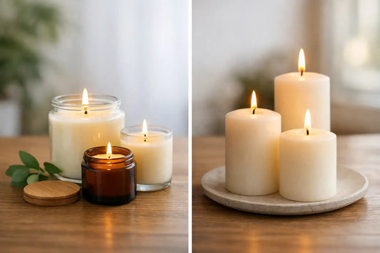 Container Candles or Pillars?