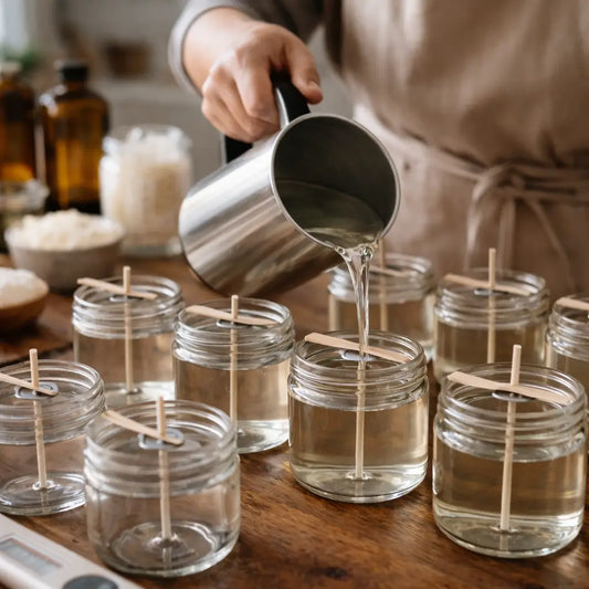 Hand poured soy candles in Australia