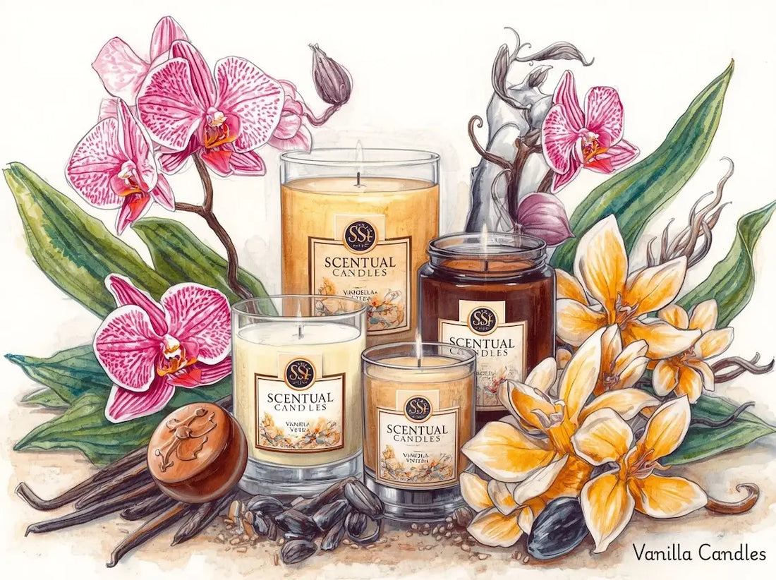 Vanilla Candles by Scentual Candles