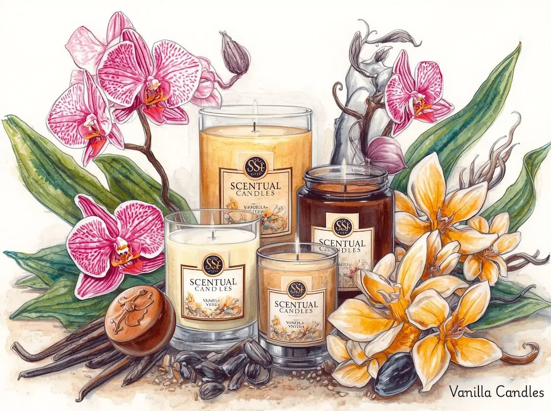 Vanilla Candles by Scentual Candles