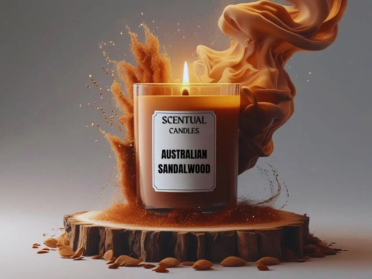 Best Sellers List - Scentual Candles' Australian Sandalwood candle with fragrance