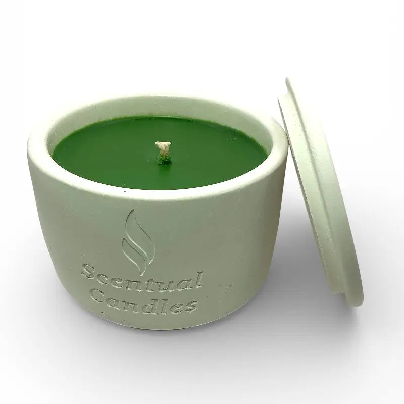 Pine Scented Daintree Rainforest Candle in ceramic jar, part of the Australian Scents Collection
