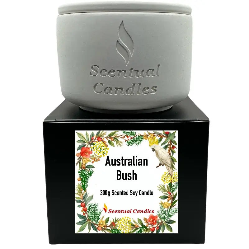Australian Scents Candle Set - 300g Trio handcrafted soy candle with Australian Bush scent