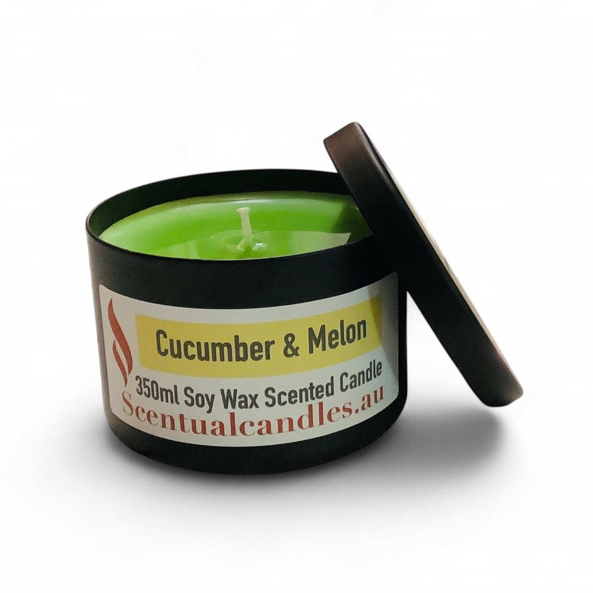 350ml Cucumber melon Scented Soy Candle