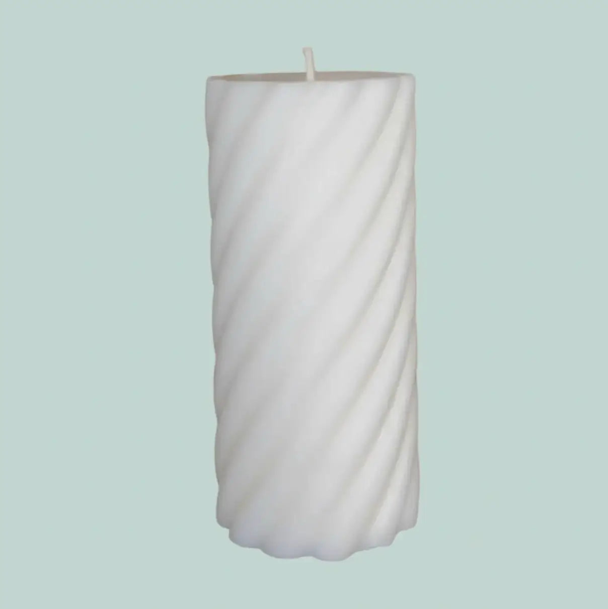 White Pillar Candles - Coconut and Lime scent with tropical design, perfect for home relaxation and refreshing your space.