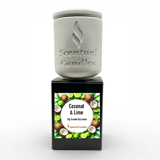 Coconut and Lime Candle - Scented Soy
