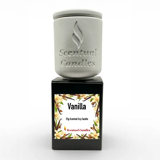 Vanilla Scented Candle - Creamy