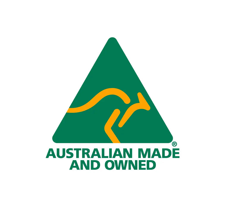 Australian Made and Owned certification logo