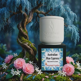 Australian Blue Cypress Candle with Jasmine
