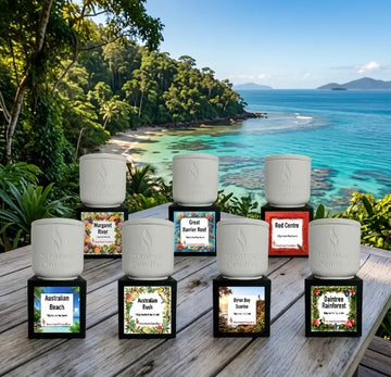 Australian Destinations Candle Set featuring iconic scents inspired by Australia's landscapes.