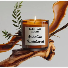 Australian Sandalwood Candle - Glass Jar