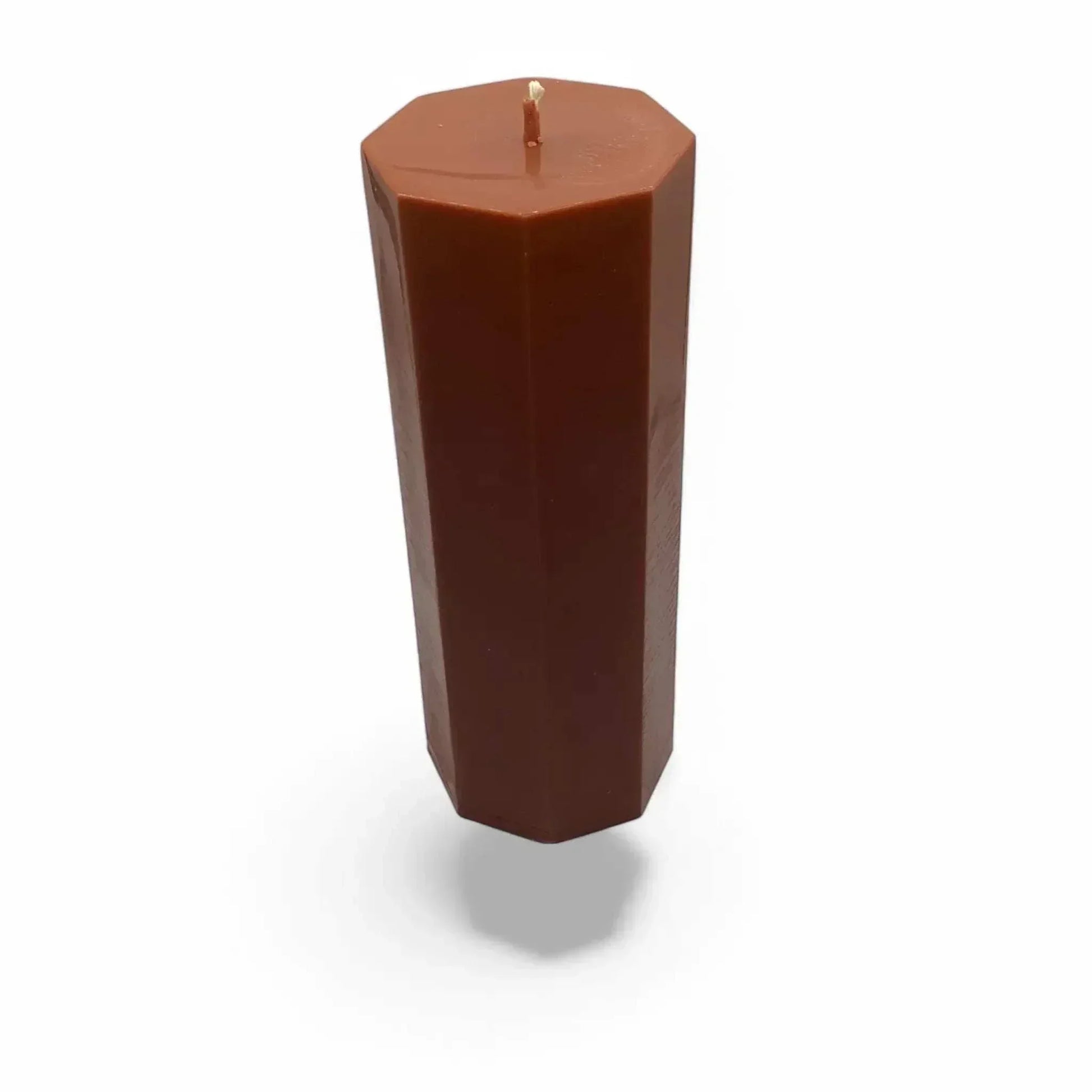 Australian Sandalwood Scented Hexagon Pillar Candle