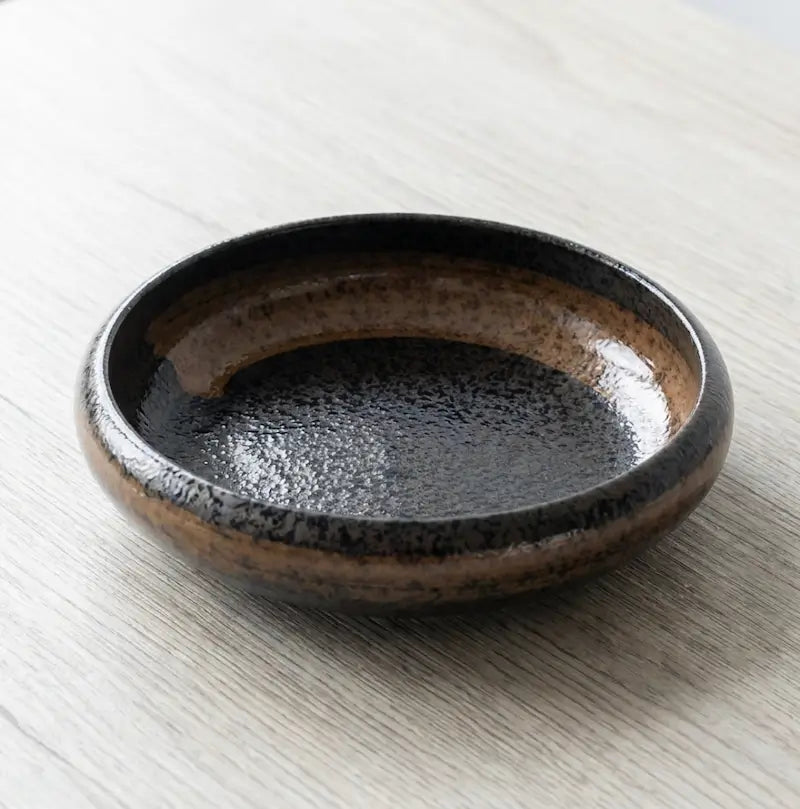 Ceramic Candle Holder Plate 14cm, elegant design, high-quality ceramic, perfect for stylish candle displays.