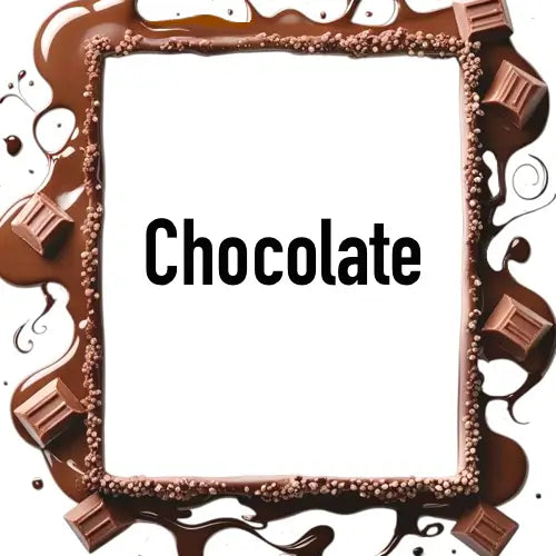 Chocolate Candle - Scented Soy candle with chocolate frame