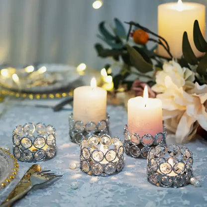 Crystal Tealight Candle Holders