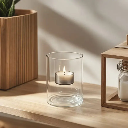 Decorative Glass Tealight Candle Holder