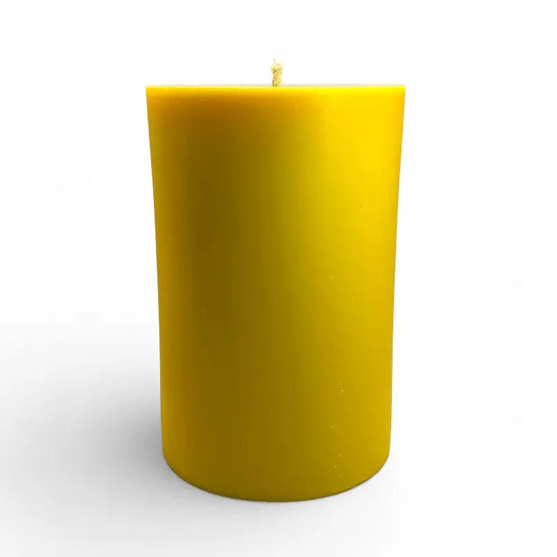 Extra Large Pillar Candle 1.1kg in yellow color, perfect for long-lasting fragrance and decorative centerpiece in your home.