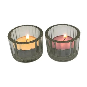 Glass Tealight Candle Holder Decorative