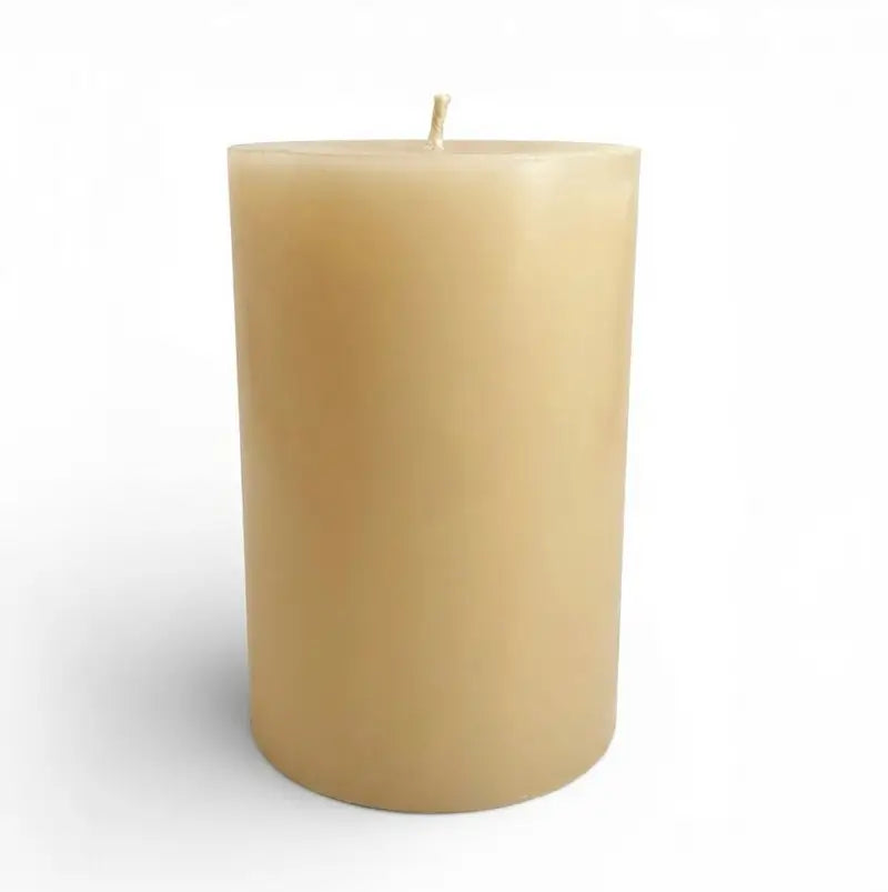 Extra Large Pillar Candle in neutral tone, 1.1kg for lasting fragrance and decor.