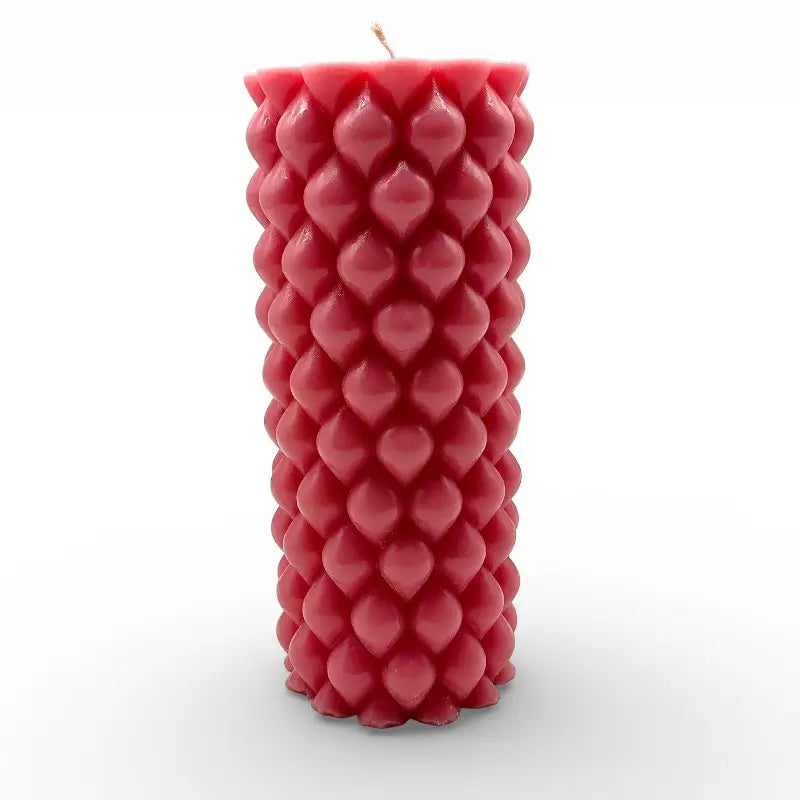 Honeysuckle Candles scented soy pillar with elegant design, hand-poured in Sydney, showcasing floral and fruity bliss.