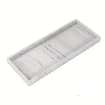 Marble Look Silicone Candle Tray