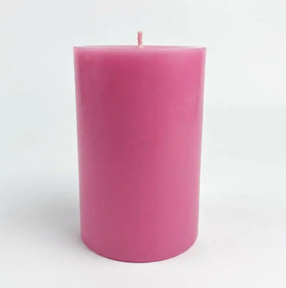 Extra Large Pillar Candle in pink color, featuring a substantial 1.1kg size for long-lasting fragrance and decorative appeal.