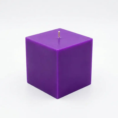 Purple Customisable Candle in extra large pillar shape