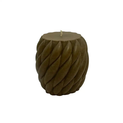 Australian Sandalwood Scented Ball of Yarn Soy Pillar Candle