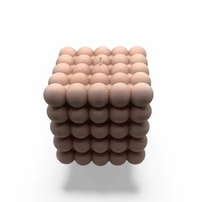 Beige Bubble Candle