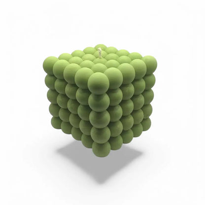 Green Bubble Candle