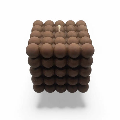 Brown Bubble Candle