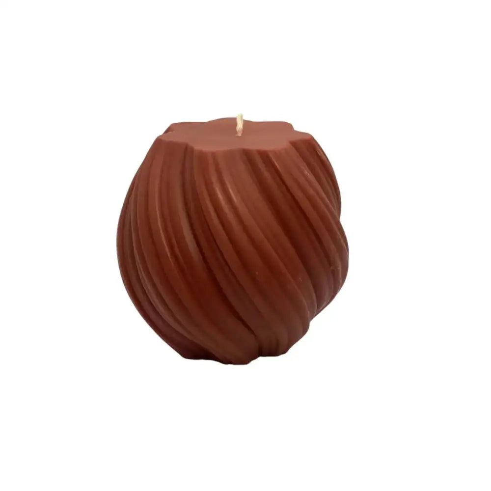 Chocolate candles scented soy pillar