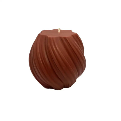 Chocolate candles scented soy pillar