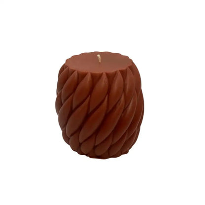 Chocolate candles scented soy pillar