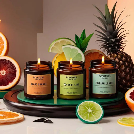 Citrus Fresh Candle Gift Set